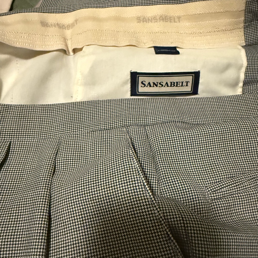 Men's Dress Pants - Black and White
